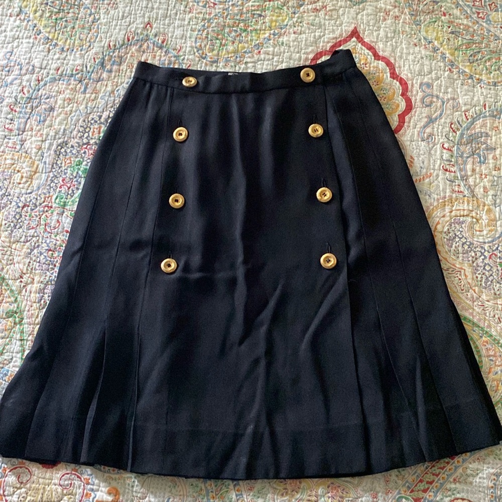 Vintage Chanel Pleated Skirt